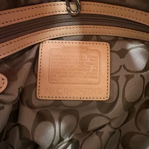 Coach Suede Patchwork Bucket - Picture 5 of 6